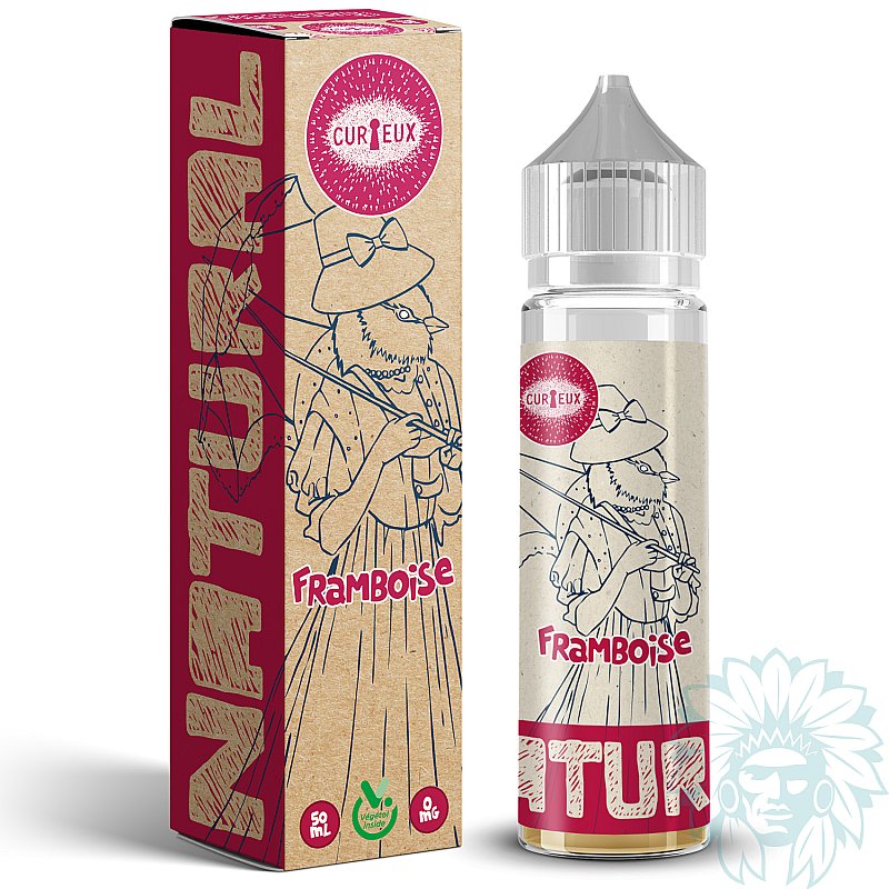 e liquid curieux Curieux Natural Framboise 50ml