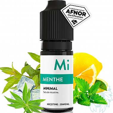 Minimal Menthe (Mint) nicotine salt e-liquid