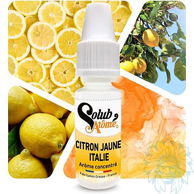 Solubarome Citron Jaune Italie (Yellow Lemon Italy) concentrate