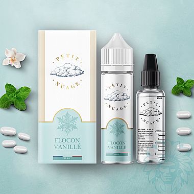 Petit Nuage Flocon Vanillé (Vanilla Flake) 60ml shortfill e-liquid