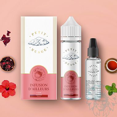 Petit Nuage Infusion D'Ailleurs (Infusion from Elsewhere) 60ml shortfill e-liquid