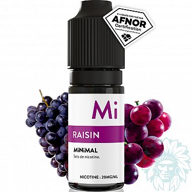 E-liquide Minimal Raisin au sel de nicotine