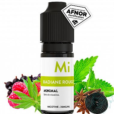 Minimal Badiane Rouge (Red Star Anise) nicotine salt e-liquid