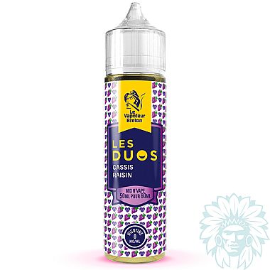 Vapoteur Breton Cassis Raisin (Blackcurrant Grape) 50ml shortfill e-liquid