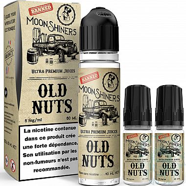 Moonshiners Old Nuts 60ml shortfill e-liquid