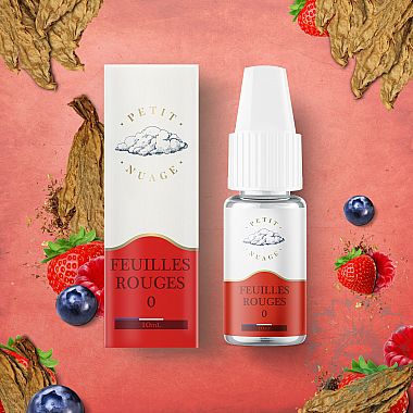 E-liquide Petit Nuage Feuilles Rouges