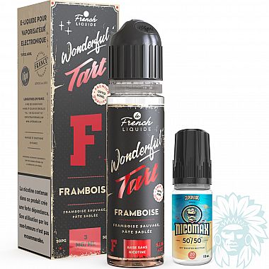 Wonderful Tart Framboise (Raspberry) 60ml shortfill e-liquid