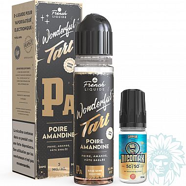 Wonderful Tart Poire Amandine (Pear Almond) 60ml shortfill e-liquid