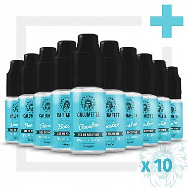 Pack of 10 Calumette nicotine salt shots