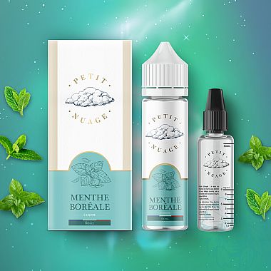 Petit Nuage Menthe Boréale (Boreal Mint) 60ml shortfill e-liquid