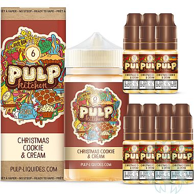 Pulp Kitchen Christmas Cookie & Cream 200ml shortfill e-liquid