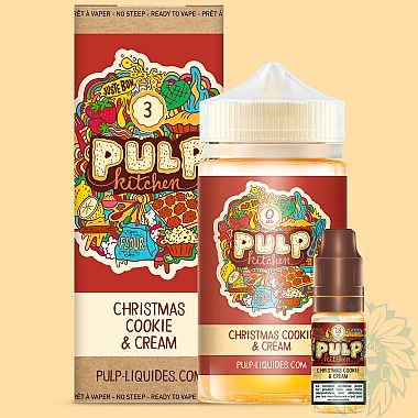 Pulp Kitchen Christmas Cookie & Cream 200ml shortfill e-liquid