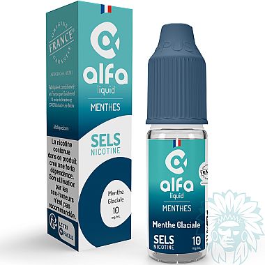 Alfaliquid Menthe Glaciale (Glacial Mint) nicotine salt e-liquid