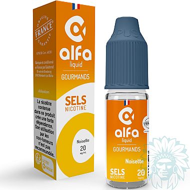 Alfaliquid Noisette (Hazelnut) nicotine salt e-liquid