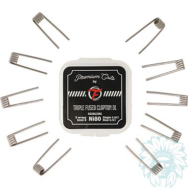 Fumytech Triple Fused Clapton Ni80 0.30 ohm coils
