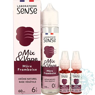 Sense Mûre Framboise (Blackberry Raspberry) 60ml shortfill e-liquid