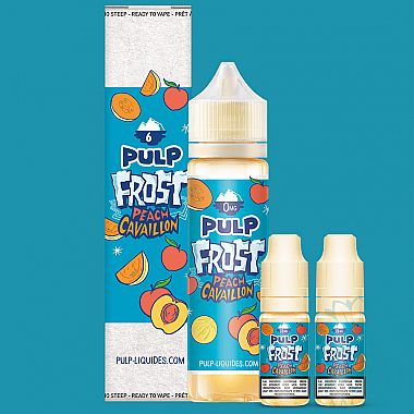 Pulp Frost Peach Cavaillon 60ml shortfill e-liquid