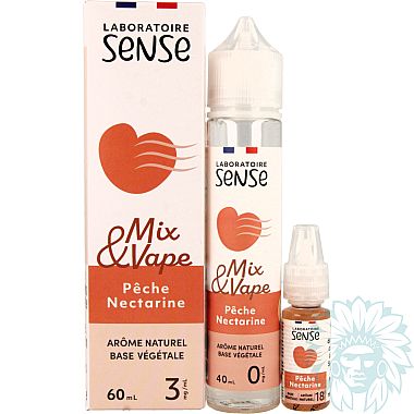 Sense Pêche Nectarine (Peach Nectarine) 60ml shortfill e-liquid