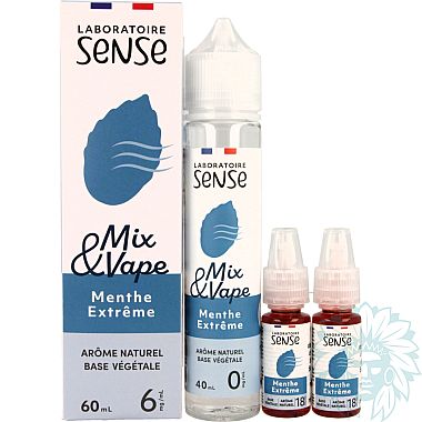 Sense Menthe Extrême (Extreme Mint) 60ml shortfill e-liquid