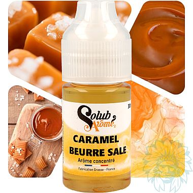 Arôme Solubarome Caramel Beurre Salé 30ml