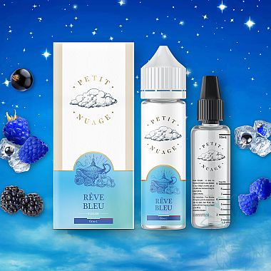 Petit Nuage Rêve Bleu (Blue Dream) 60ml shortfill e-liquid
