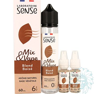 Sense Blond Boisé (Woody blond) 60ml shortfill e-liquid