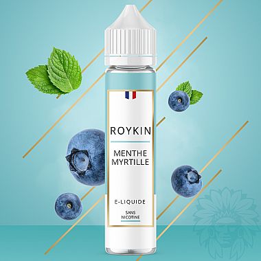 E-liquide Roykin Menthe Myrtille 50ml