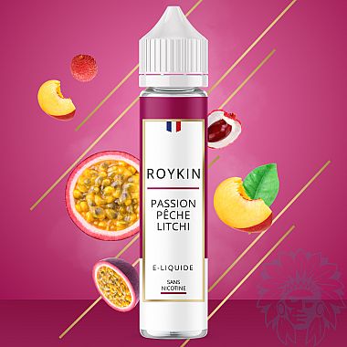 E-liquide Roykin Passion Pêche Litchi 50ml