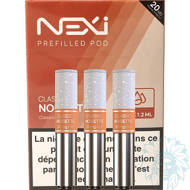 Aspire Nexi Classic Noisette (hazelnut) cartridge (3 pack)