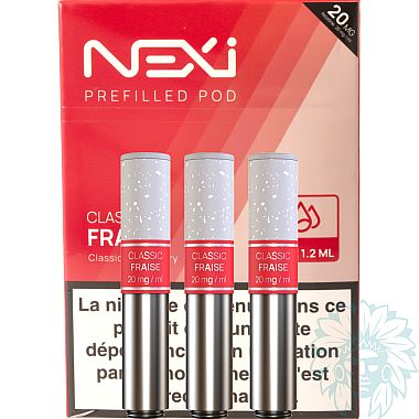 Aspire Nexi Classic Fraise (strawberry) cartridge (3 pack)