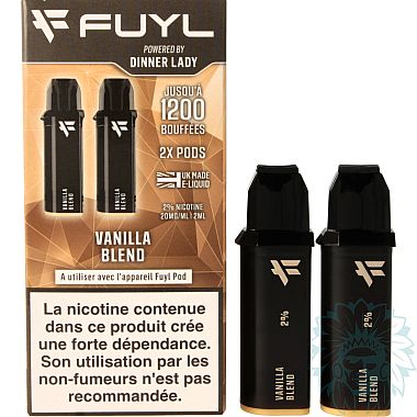 Cartouche Dinner Lady FUYL Vanilla Blend (Pack de 2)