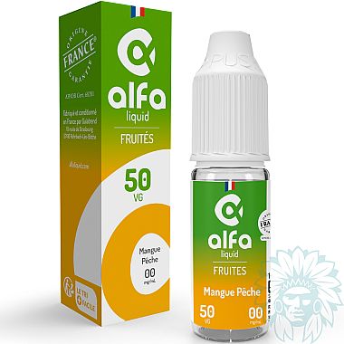 Alfaliquid Mangue Pêche 50/50 (Mango Peach) e-liquid