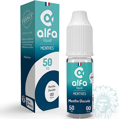 Alfaliquid Menthe Glaciale 50/50 (Ice Mint) e-liquid