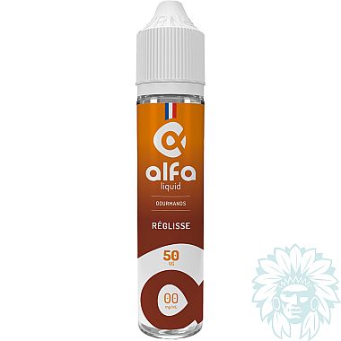 Alfaliquid Réglisse (Liquorice) 50ml shortfill e-liquid