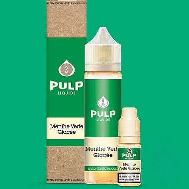Pulp Menthe Verte Glacée (Glazed Spearmint) 60ml shortfill e-liquid