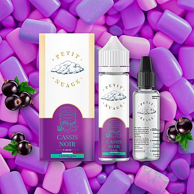 Petit Nuage Cassis Noir (Blackcurrant) 60ml shortfill e-liquid