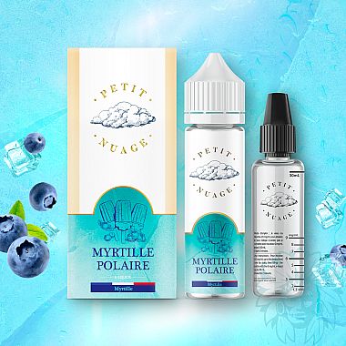 Petit Nuage Myrtille Polaire (Polar Blueberry) 60ml shortfill e-liquid