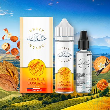 Petit Nuage Vanille Toscane (Tuscan Vanilla) 60ml shortfill e-liquid