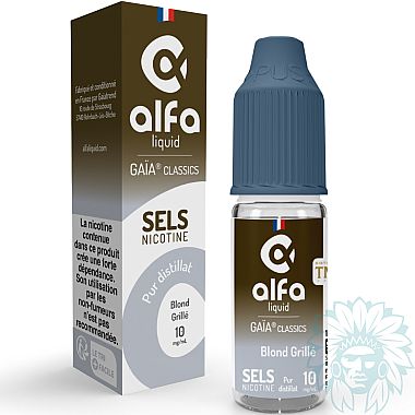 Alfaliquid Gaia Classics Blond Grillé (Toasted Blond) nicotine salt e-liquid