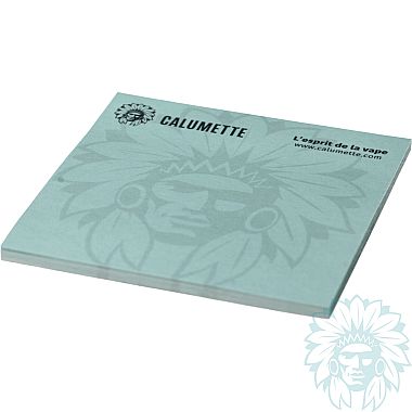 Calumette blue with watermark sticky notes