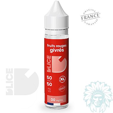 D'lice Fruits Rouges Givrés (Icy Red Berries) 50ml shortfill e-liquid