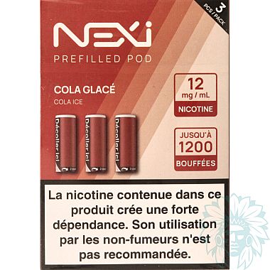 Aspire Nexi Cola Glacé (Cola Ice) cartridge (3 pack)