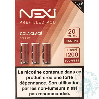 Aspire Nexi Cola Glacé (Cola Ice) cartridge (3 pack)