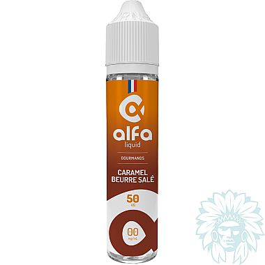Alfaliquid Caramel Beurre Salé (Salted Butter Caramel) 50ml shortfill e-liquid