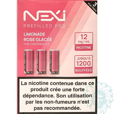 Aspire Nexi Limonade Rose Glacée (Pink Lemonade Ice) cartridge (3 pack)