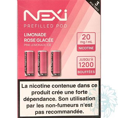 Aspire Nexi Limonade Rose Glacée (Pink Lemonade Ice) cartridge (3 pack)