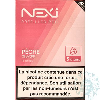 Aspire Nexi Pêche Glacée (Peach Ice) cartridge (3 pack)