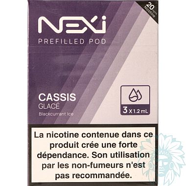 Aspire Nexi Cassis Glacé (Blackcurrant Ice) cartridge (3 pack)