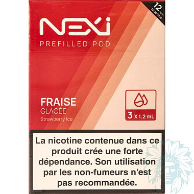 Aspire Nexi Fraise Glacée (Strawberry Ice) cartridge (3 pack)
