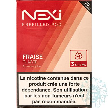 Aspire Nexi Fraise Glacée (Strawberry Ice) cartridge (3 pack)